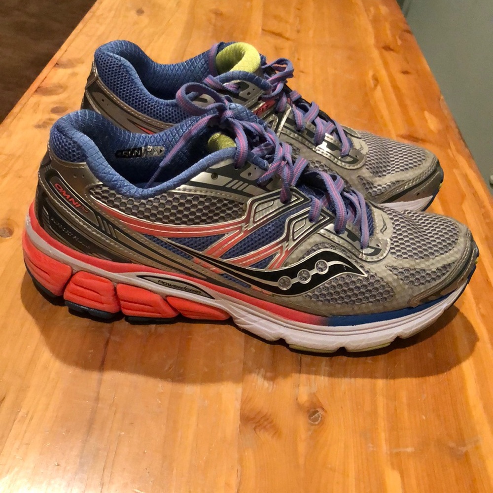 Saucony - Women's Omni 14 Grey & Pink